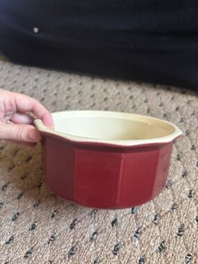 Emile Henry France exclusively Williams Sonoma 68/70 RED soufflé